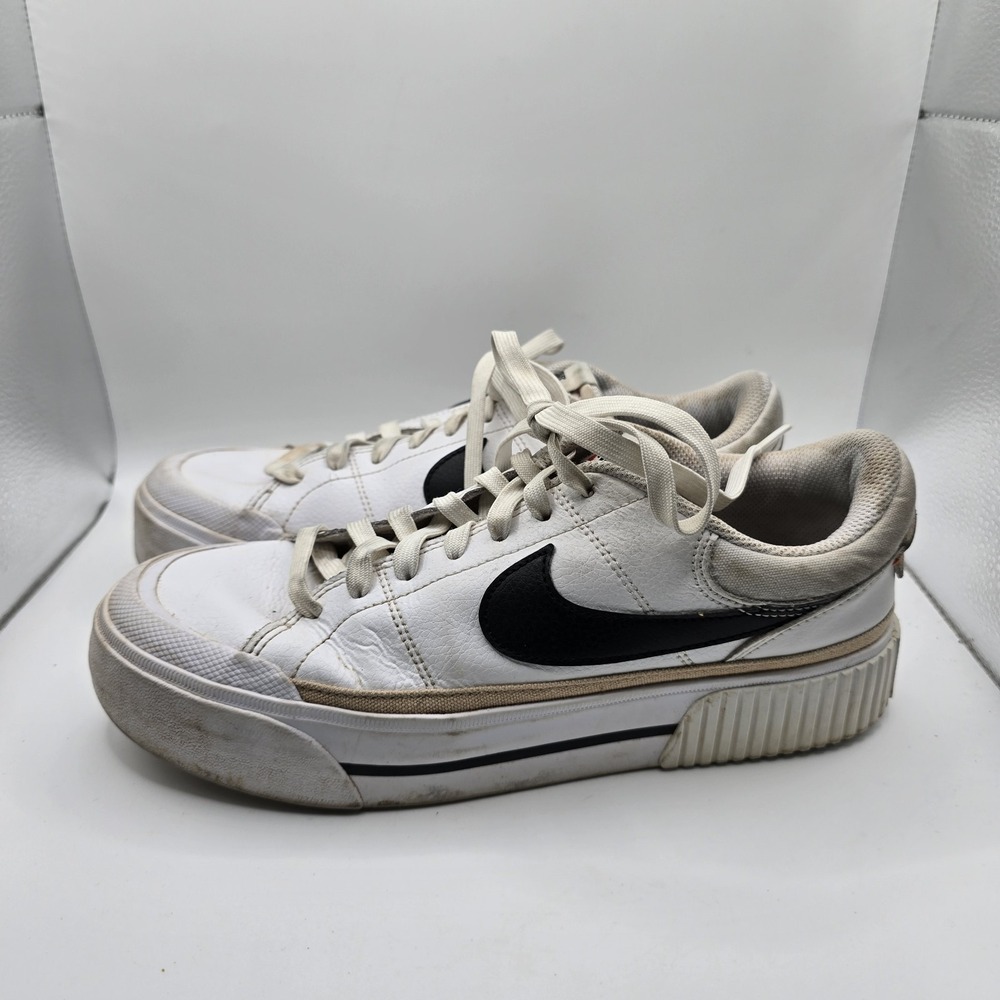 Nike Women's Court Legacy Lift White Fashion Sneaker Size 8.5